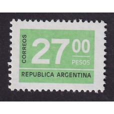 ARGENTINA 1976 GJ 1727A ESTAMPILLA NUEVA MINT PAPEL MATE CASA MONEDA U$ 10